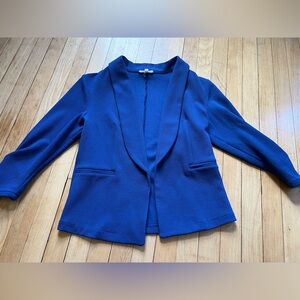 Maurices Cobalt Blue Open-Front Blazer